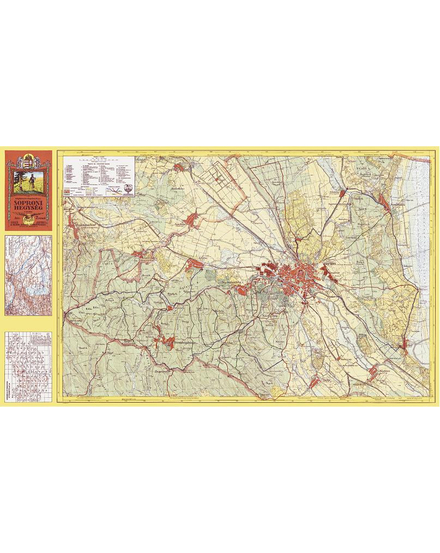 Cartographia Soproni-hegység térkép (1931) - HM 9632567617004