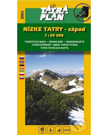 Cartographia TP5003 Alacsony-Tátra (nyugati) turistatérkép 9788089134304