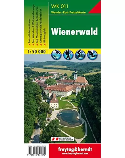 Cartographia WK011 Wienerwald turistatérkép 9783850847070