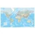 Cartographia Világtérkép - domborzati színezésű papír ív (angol) 9783829721615