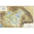 Cartographia A Kárpát-medence vízrajza falitérkép -9789633539545