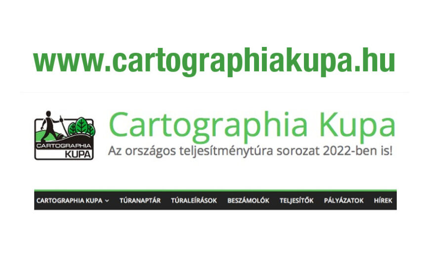 Cartographia Kupa: új weboldal